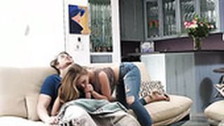 Bodacious Stepmom Lena Paul Fucks Her Step Son Under Husband's Nose