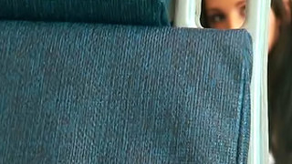 First She Rides The Train, Then My Cock Part 1