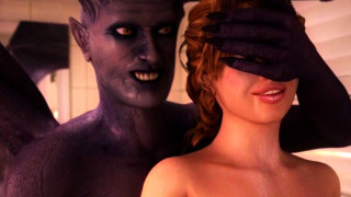 Demons From Hell Fuck Big Tits Beauty. 3D Porn Cartoons